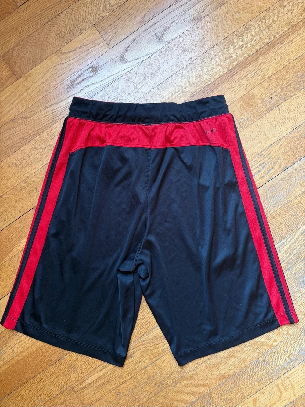 Adidas Climalite Black & Red Athletic Shorts